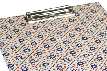 Clipboard blue red "Ferdl", handmade clipboard, extra strong